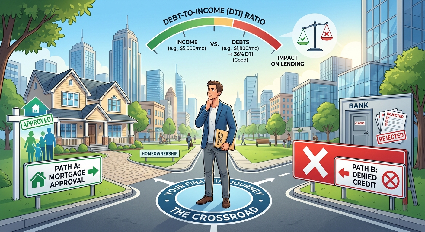 How Debt-to-Income (DTI) Ratio Impacts Your Mortgage Approval and Borrowing Limit